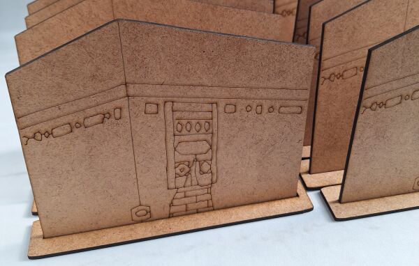 Ebrulisler Ahşap Kabe Maket Boyama