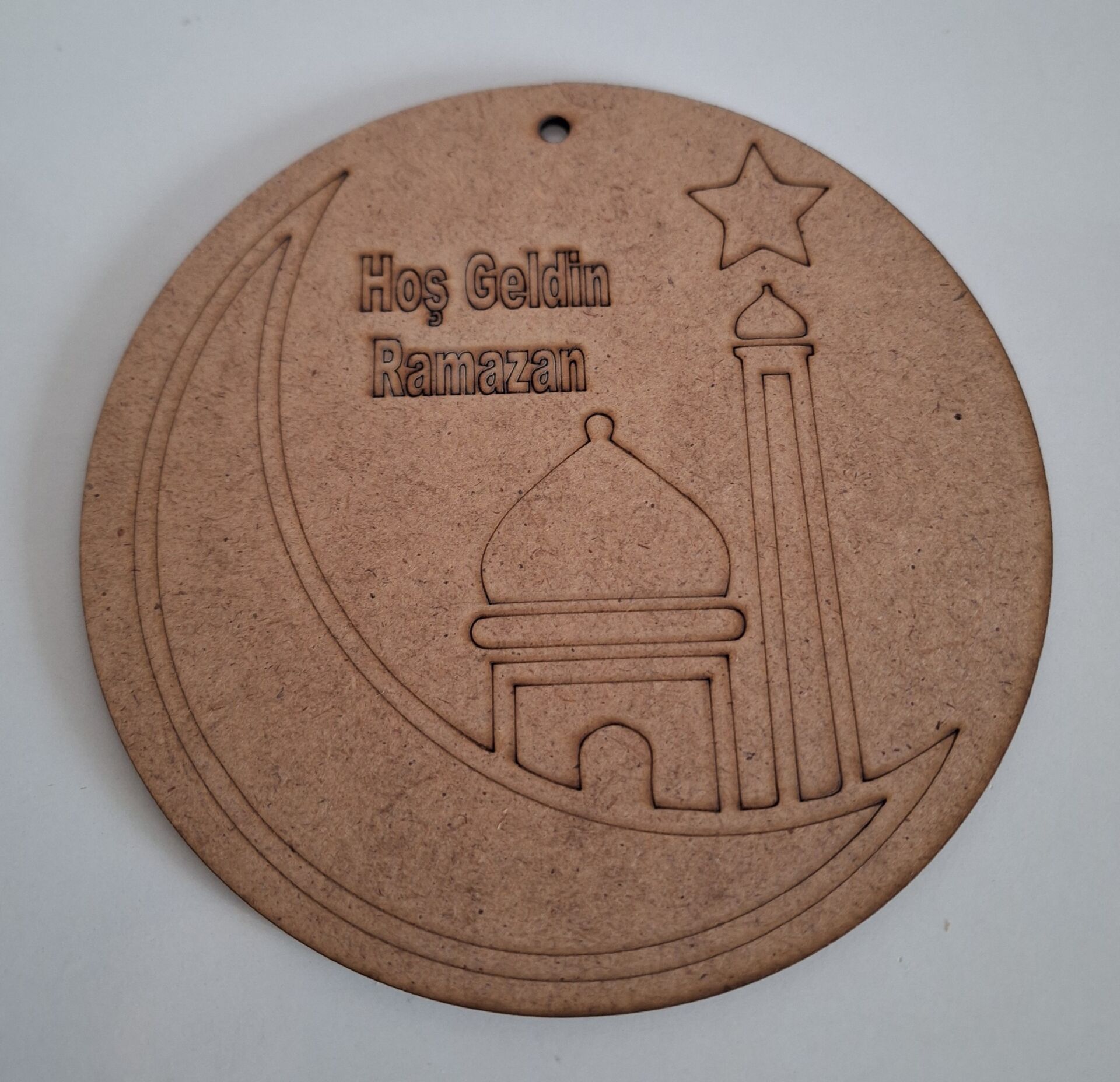 Cami Ay Hoş Geldin Ramazan Tablo Boyama