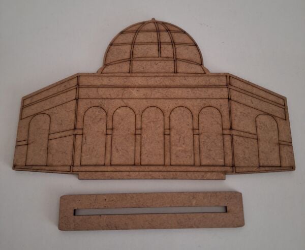 Ebrulisler Ahşap Kubbetüs Sahra Maket Boyama