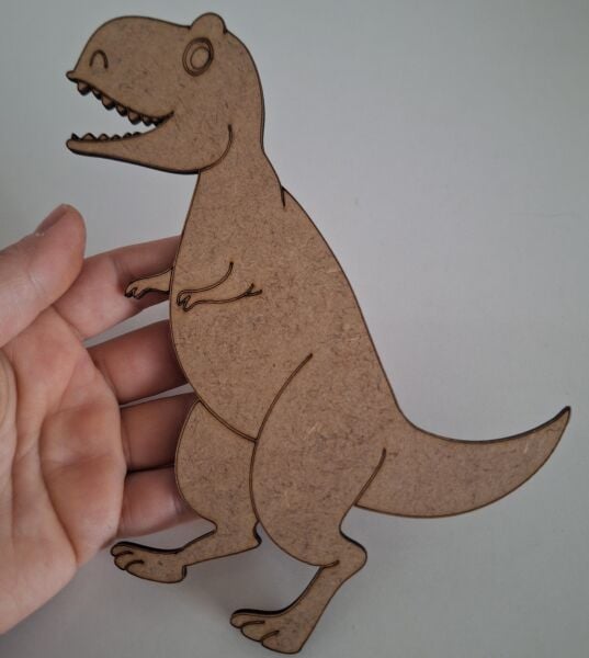 Ebrulisler Ahşap Dinazor Treks Tyrannosaurus Boyama