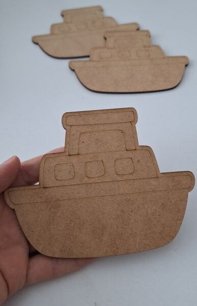 Ebrulisler Ahşap Gemi 2 Aktivite Sanat Hobi Boyama