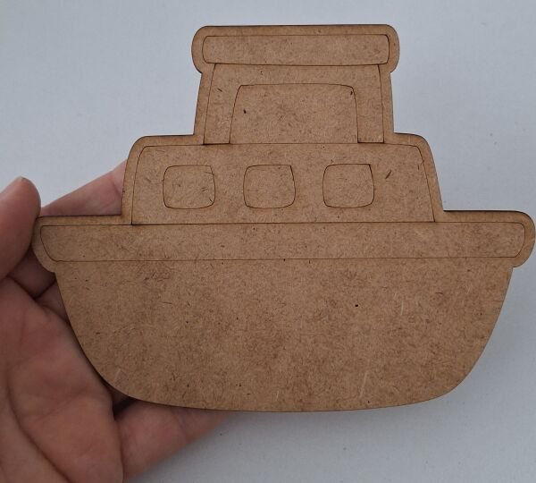 Ebrulisler Ahşap Gemi 2 Aktivite Sanat Hobi Boyama