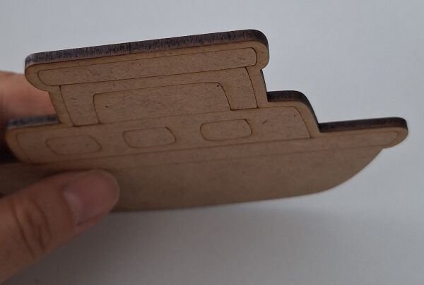 Ebrulisler Ahşap Gemi 2 Aktivite Sanat Hobi Boyama