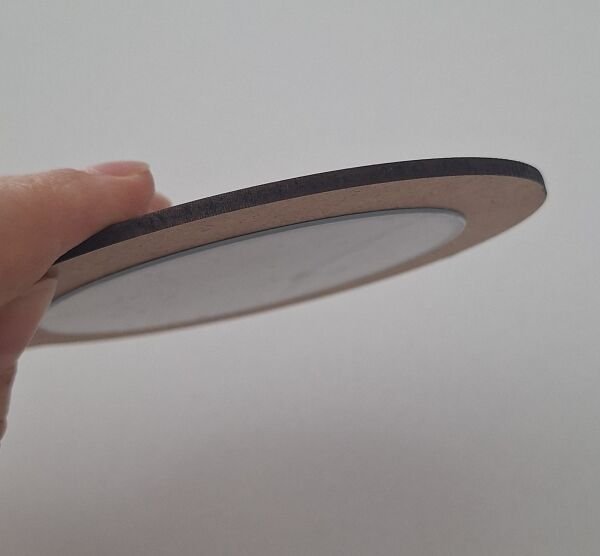 Ebrulisler El Aynası Ahşap Boyama Arkası Çiçekli Model