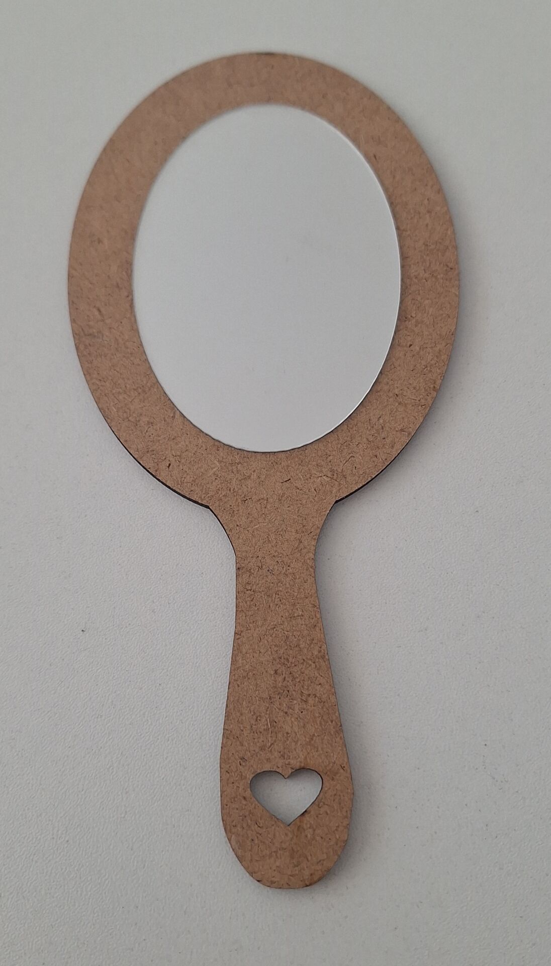 Ebrulisler El Aynası Ahşap Boyama Arkası Çiçekli Model