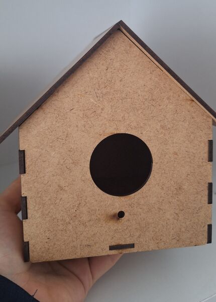 Ebrulisler Ahşap Kuş Ev Etkinlik Aktivitei Boyama (Demonte)