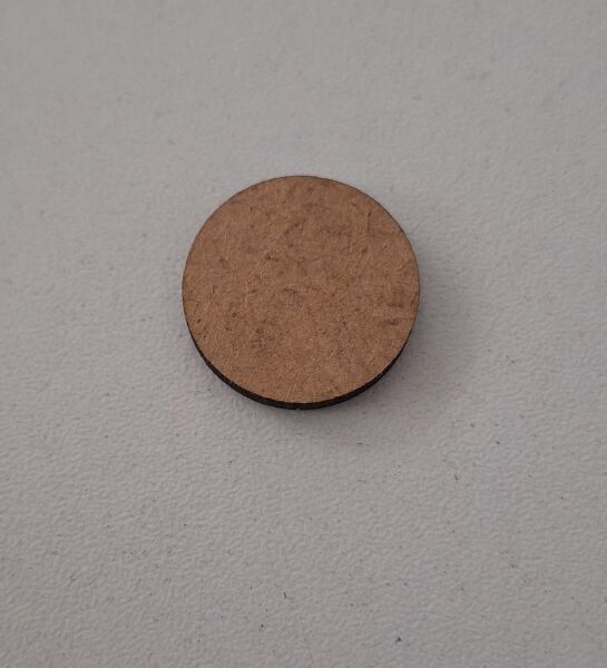 Ebrulisler Ahşap 2 cm Küçük Boy Pul