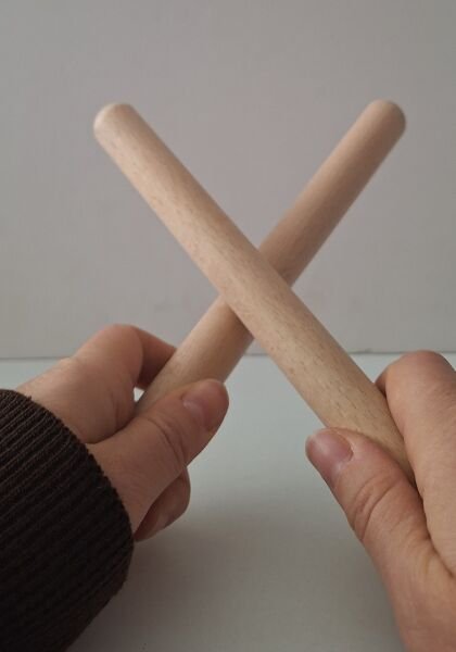 Ebrulisler Ahşap Kalın Ritim Çubuğu (1 Çift)