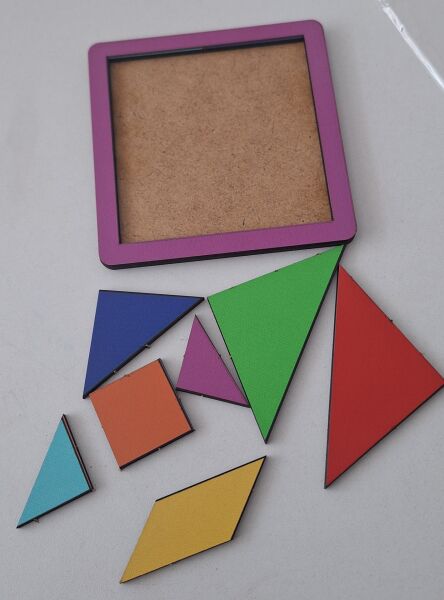Ebrulisler Ahşap Tangram