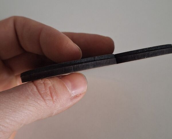 Ebrulisler Ahşap Kalp Bardak Altlığı 6