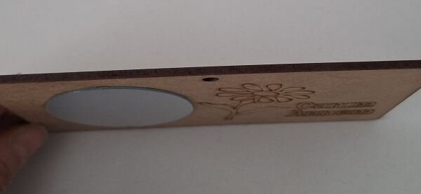 Ebrulisler Ahşap Canım Annem Anneler Günü Boyama Aynalı Duvar Süsü