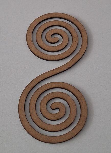 Ebrulisler Ahşap Şekilli Bardak Altlığı 1