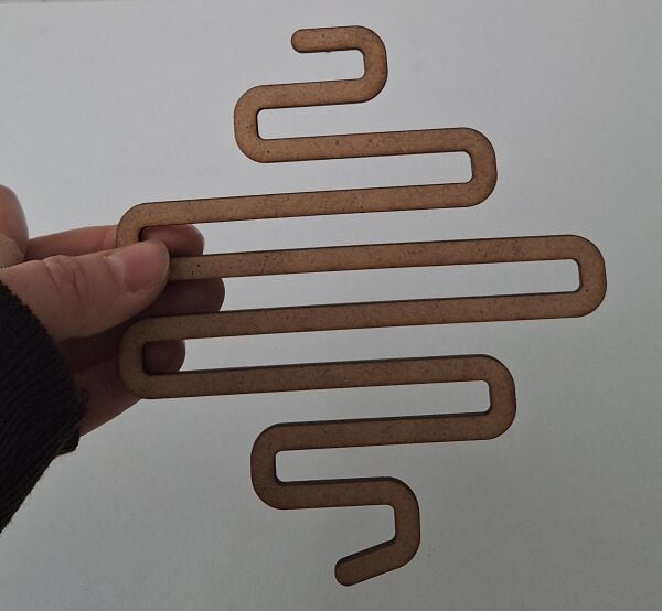 Ebrulisler Ahşap Şekilli Bardak Altlığı 2