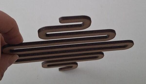 Ebrulisler Ahşap Şekilli Bardak Altlığı 2