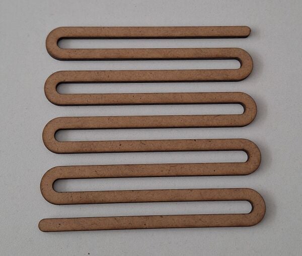 Ebrulisler Ahşap Şekilli Bardak Altlığı 4