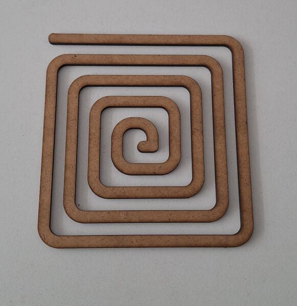 Ebrulisler Ahşap Şekilli Bardak Altlığı 5