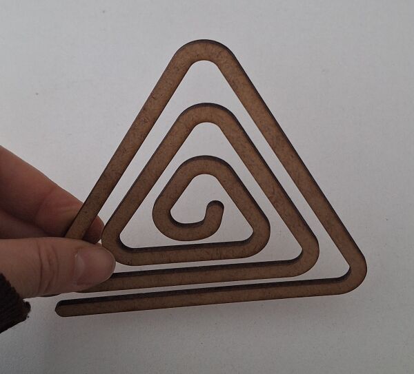 Ebrulisler Ahşap Şekilli Bardak Altlığı 6