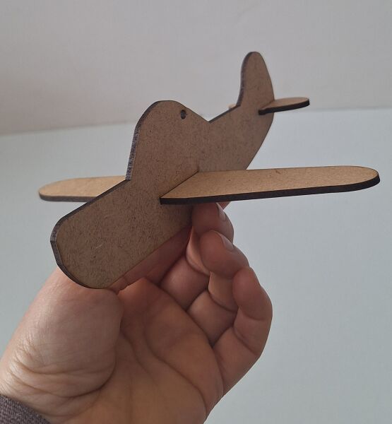 Ebrulisler Ahşap Uçak Boyama Maket Etkinlik Aile Katılımı Karne Hediyesi