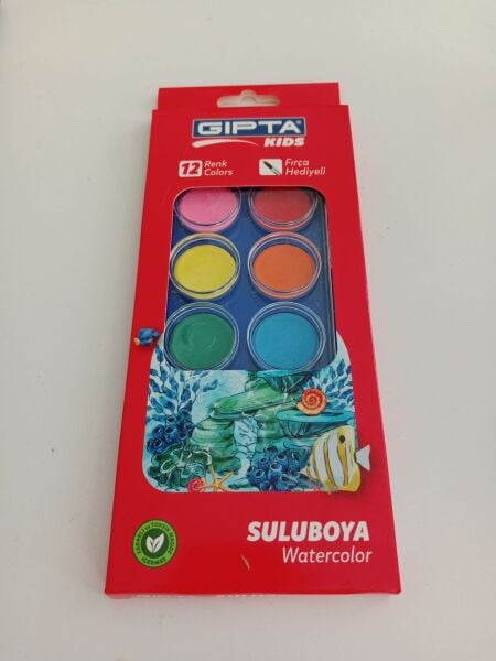 Gıpta 12'li Sulu Boya